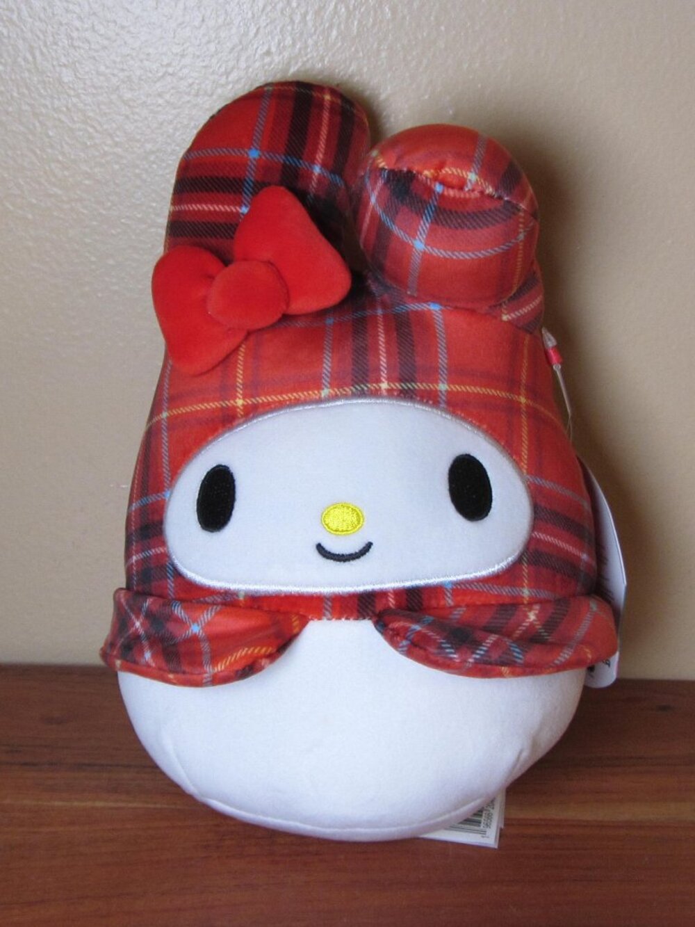 plush squishmallows 8.5" plaid my melody 2023 sanrio NWT (W6852)